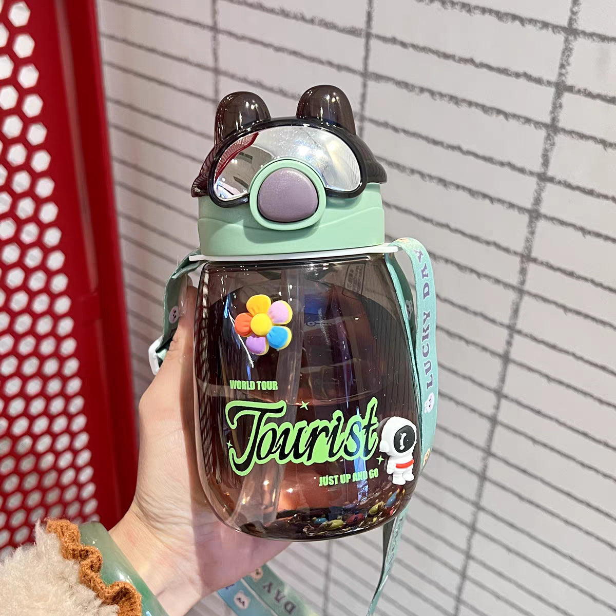 Damen Verspielte BPA-freie Trinkflasche mit einzigartigem Design Brehn