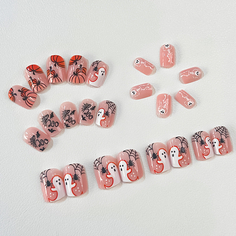Themen Dekorative Press-On Nagelset Brehn