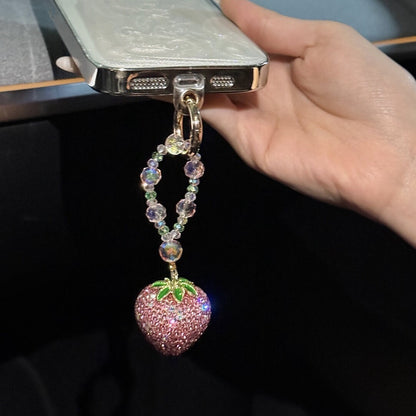 Erdbeer Charm Schlüsselanhänger Halter Brehn