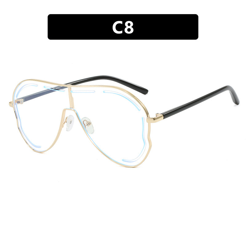 Damen luxuriöse Piloten-Sonnenbrille mit modernem Rahmen Brehn