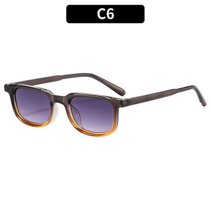 Künstlerische Retro quadratische Rahmen Sonnenbrille