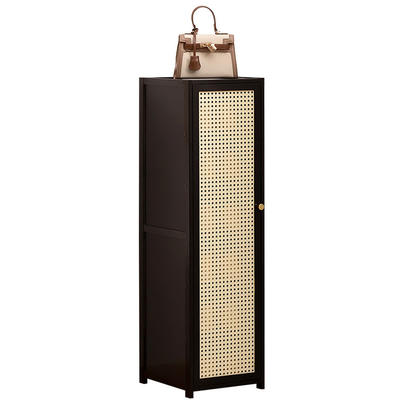 Hochregal Mit Rattan-Einsätzen Brehn