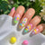 Künstlerische Frühlings-Thema Press-On Nagelkunst Brehn