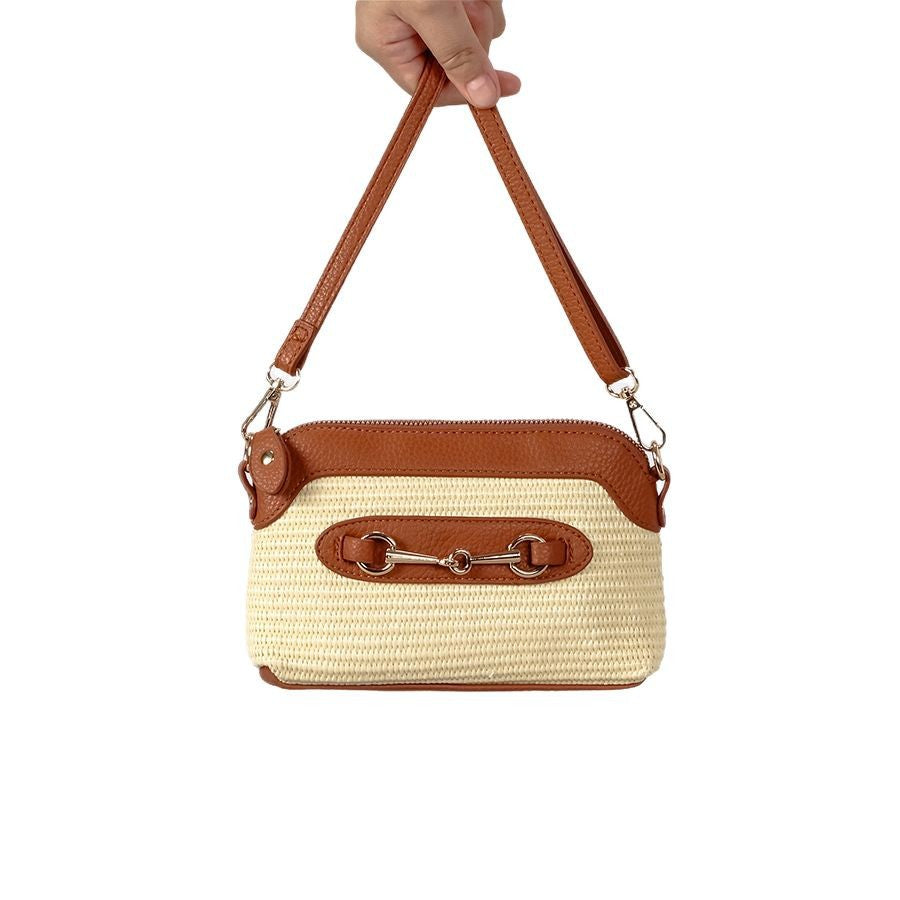 Geflochtene Clutch-Tasche