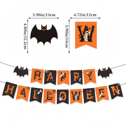 Einweg-Pappbecher mit Halloween-Kürbis- und Geistermotiv stapelbar