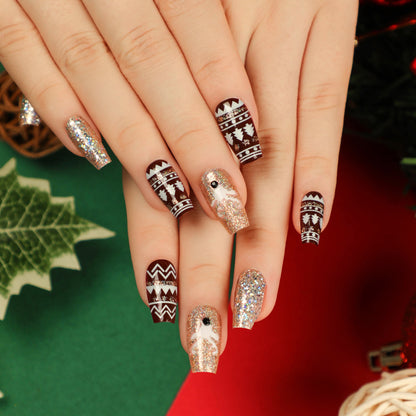 Weihnachten Nagelkunst Brehn