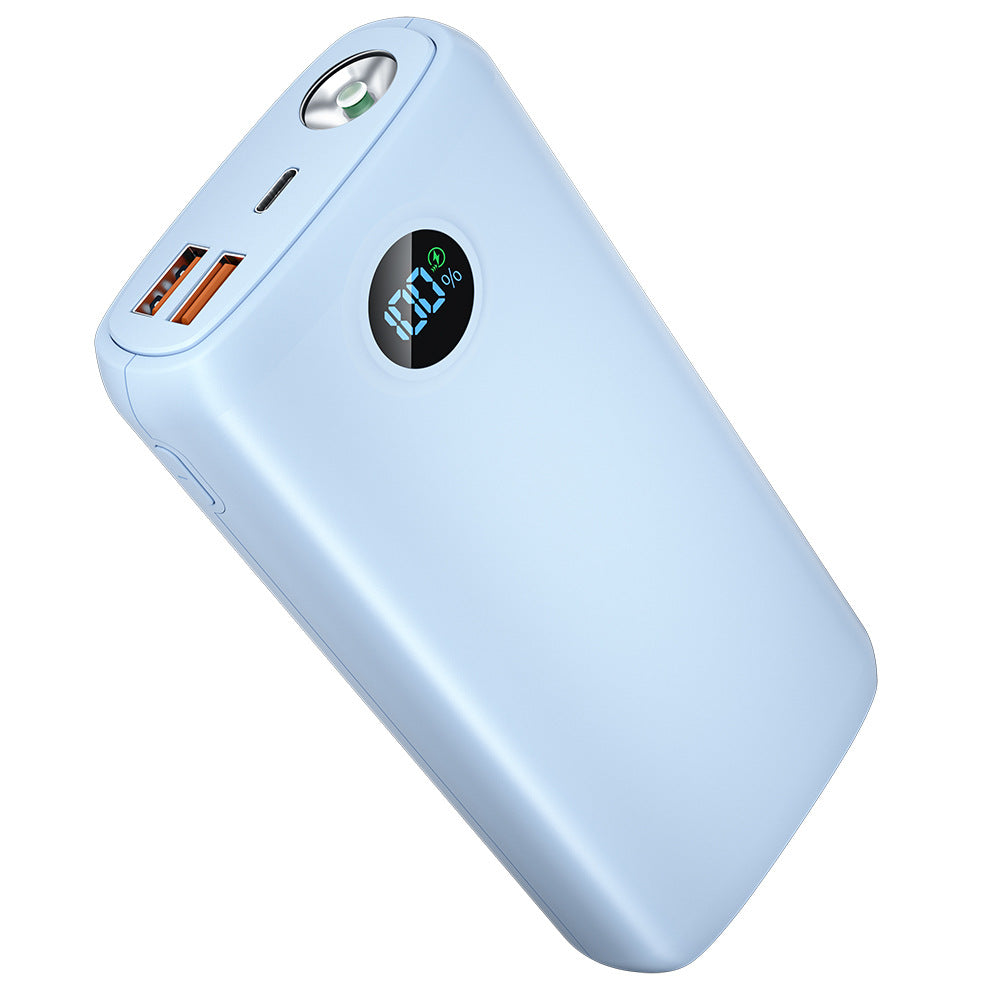 Powerbank mit Integrierter Led-Taschenlampe und Digitaler Anzeige Brehn