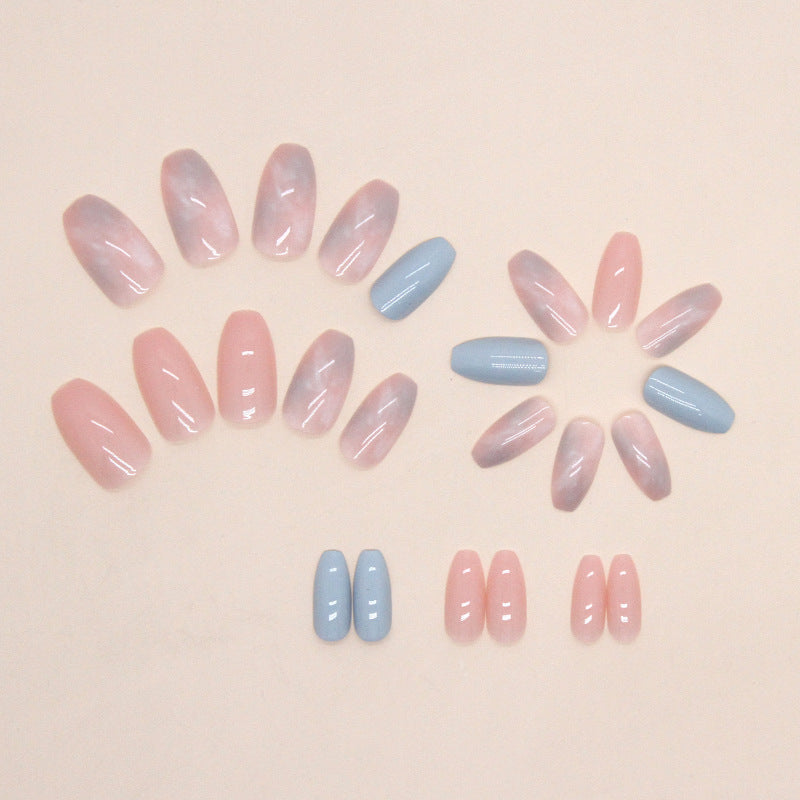 Ombre Glossy Press-On Nagelspitzen Brehn