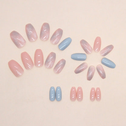 Ombre Glossy Press-On Nagelspitzen Brehn