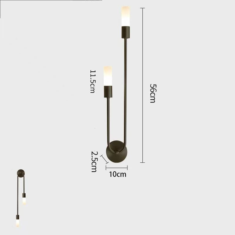 Moderne Dual-Arm Wandlampe
