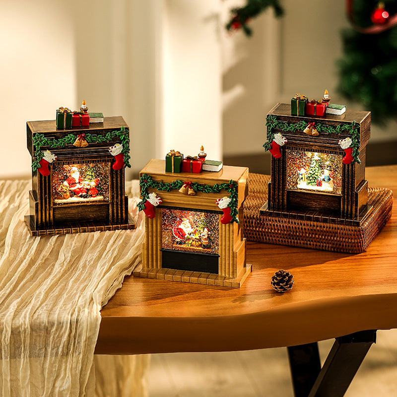 Dekorative Weihnachtsromantik Kaminfigur Brehn