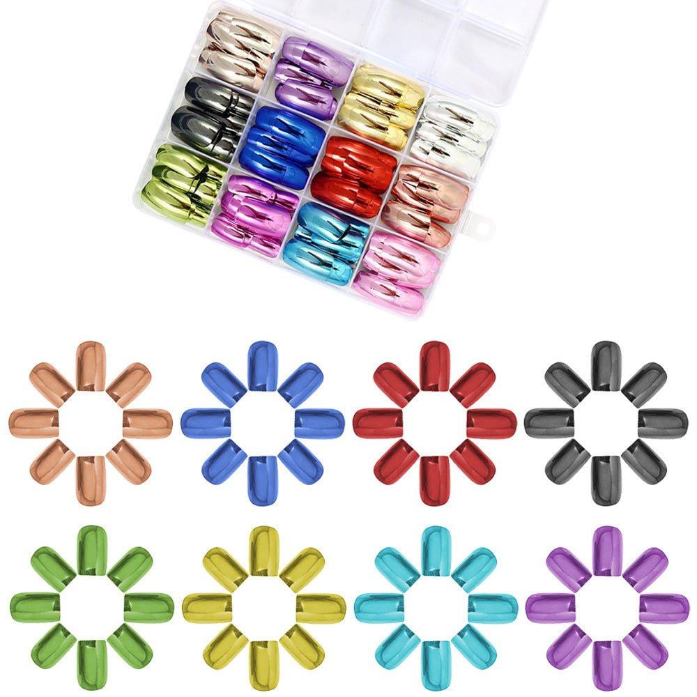 Luxus Metallic Nagel Wraps Brehn
