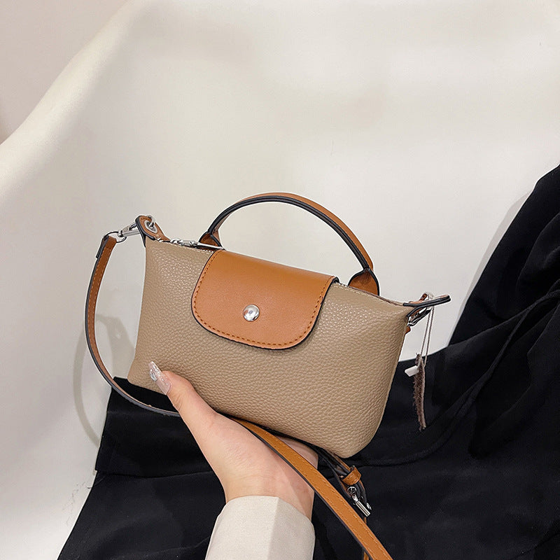 Chic Texturierte Mini-Handtasche Brehn