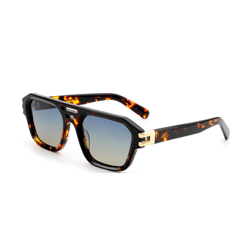 Damen modische Sonnenbrille im luxuriösen Design mit robustem Kunststoffrahmen Brehn