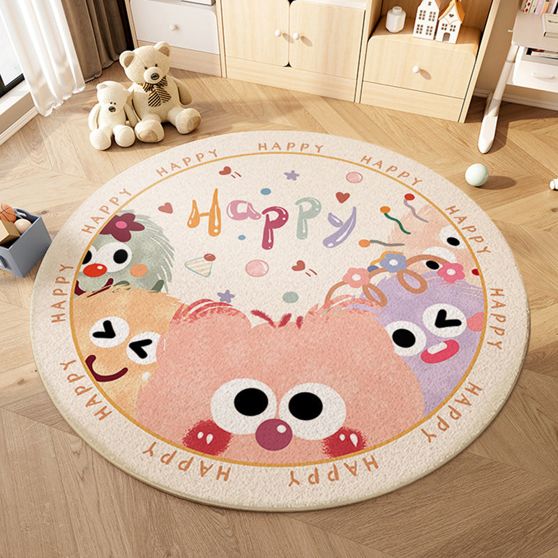 Verspielter Monster-Themen-Teppich
