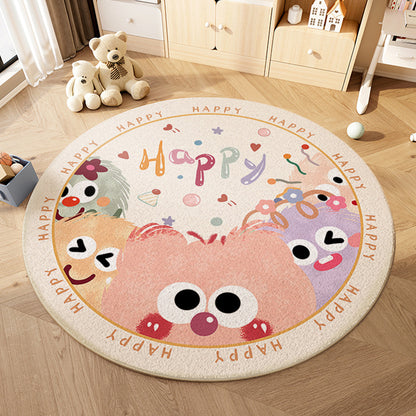 Verspielter Monster-Themen-Teppich