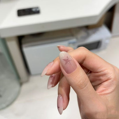Elegante Ombre Drucknägel