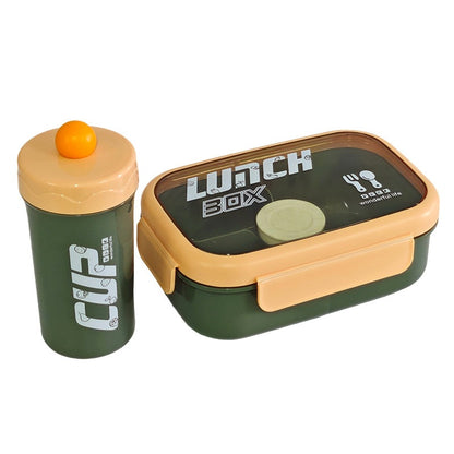 Vielseitige auslaufsichere Lunchbox mit Besteck