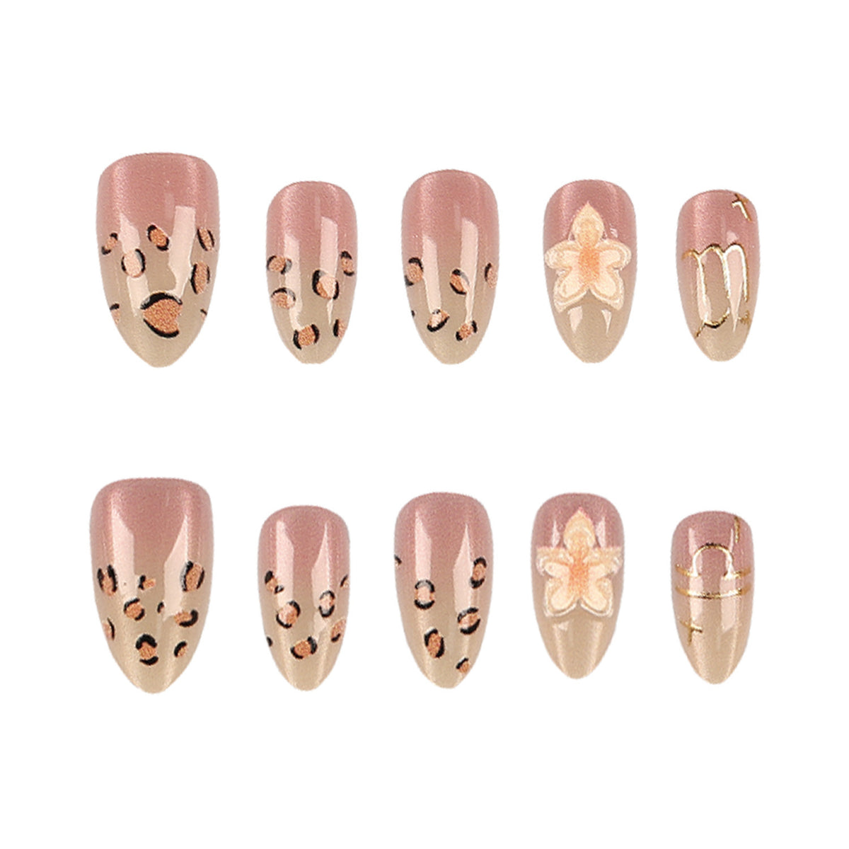 Dekorative Nagelspitzen Set