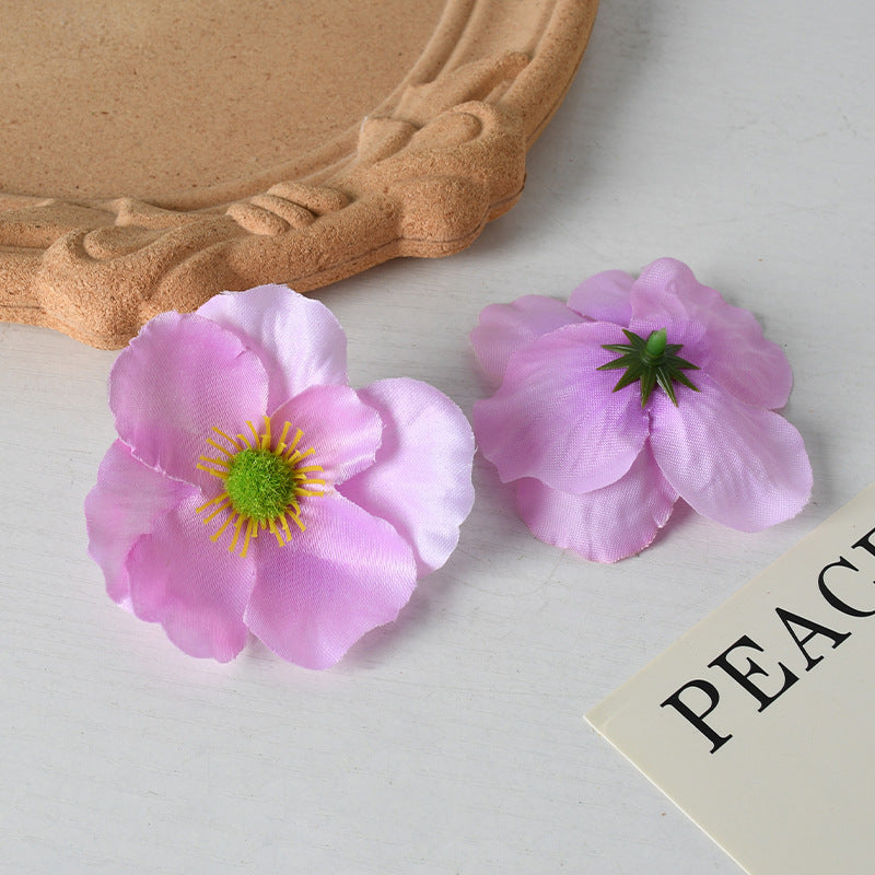 Elegante Stoff Blumen Haarschmuck