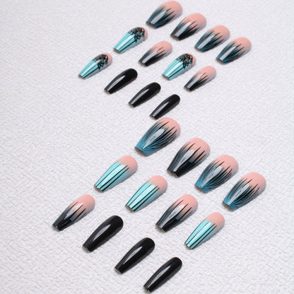 Ombre-Gradient-Nagelkunstverlängerungen Brehn