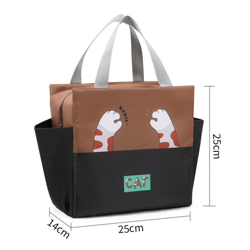 Spaß Fußball-Themen isolierte Lunch-Tasche Brehn