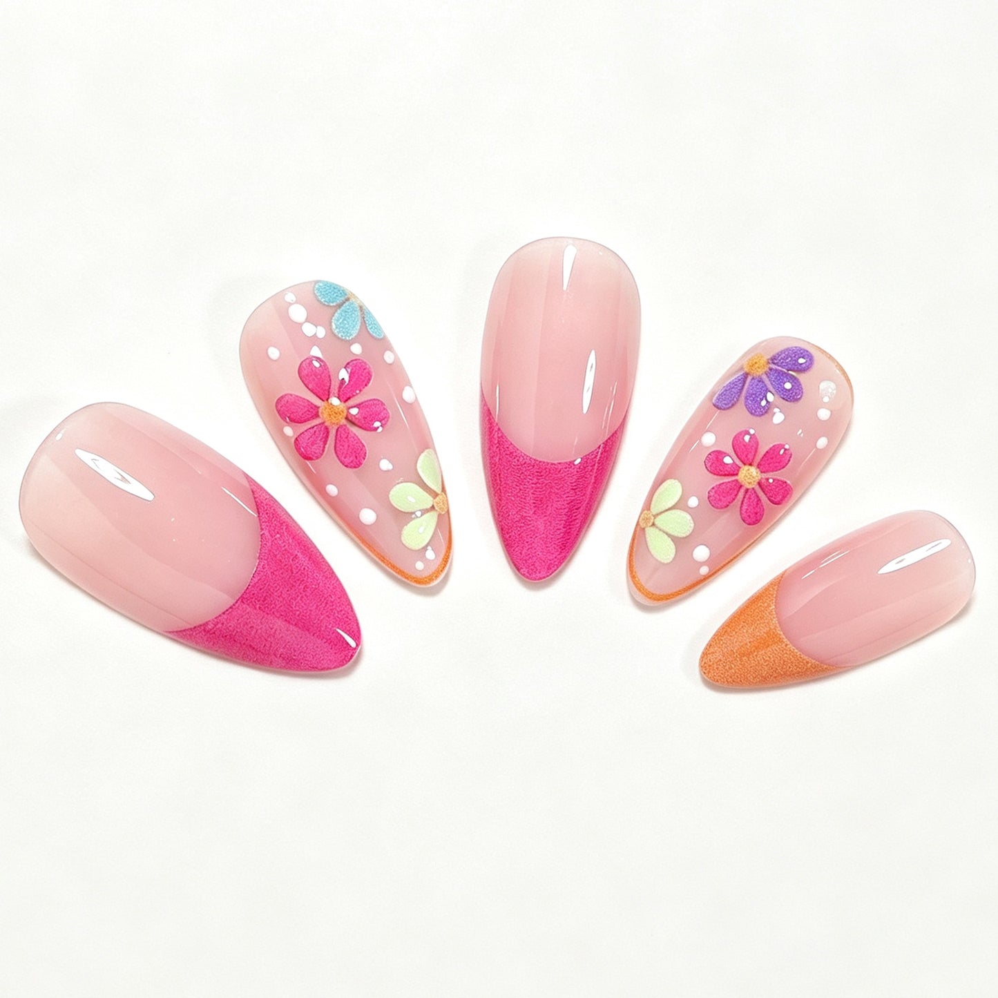 Floral Design Nail Art Kit Brehn