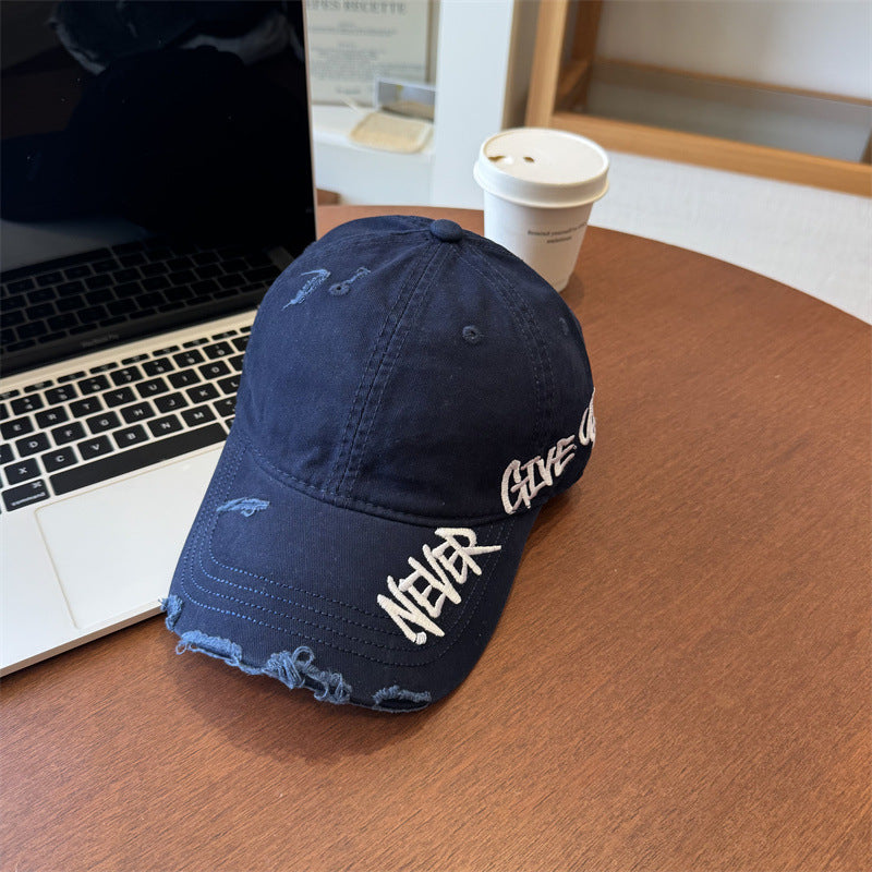 Unisex Distressed Graphic Baseball Cap Brehn