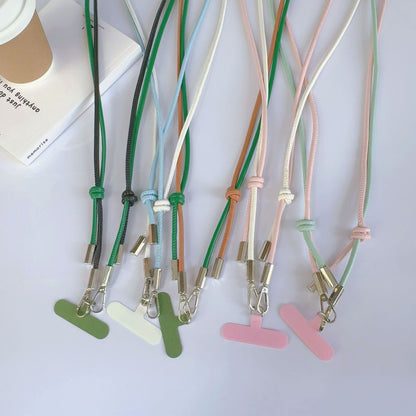 Stylische Zweifarbige Schlüsselband mit Clip Brehn
