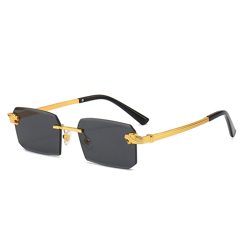Damen Modische Sonnenbrille mit facettiertem Rahmen und luxuriösen Akzenten Brehn