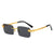 Damen Modische Sonnenbrille mit facettiertem Rahmen und luxuriösen Akzenten Brehn