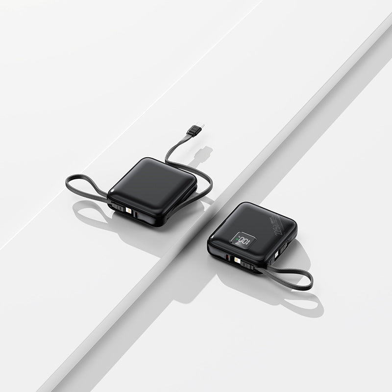 Tragbare Powerbank mit Integrierten Schnellladeanschlüssen und Digitaler Ladestandanzeige Brehn