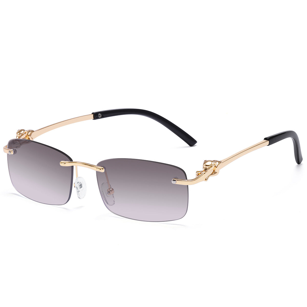 Damen elegante Sonnenbrille mit aufwendig gestaltetem Metallrahmen Brehn
