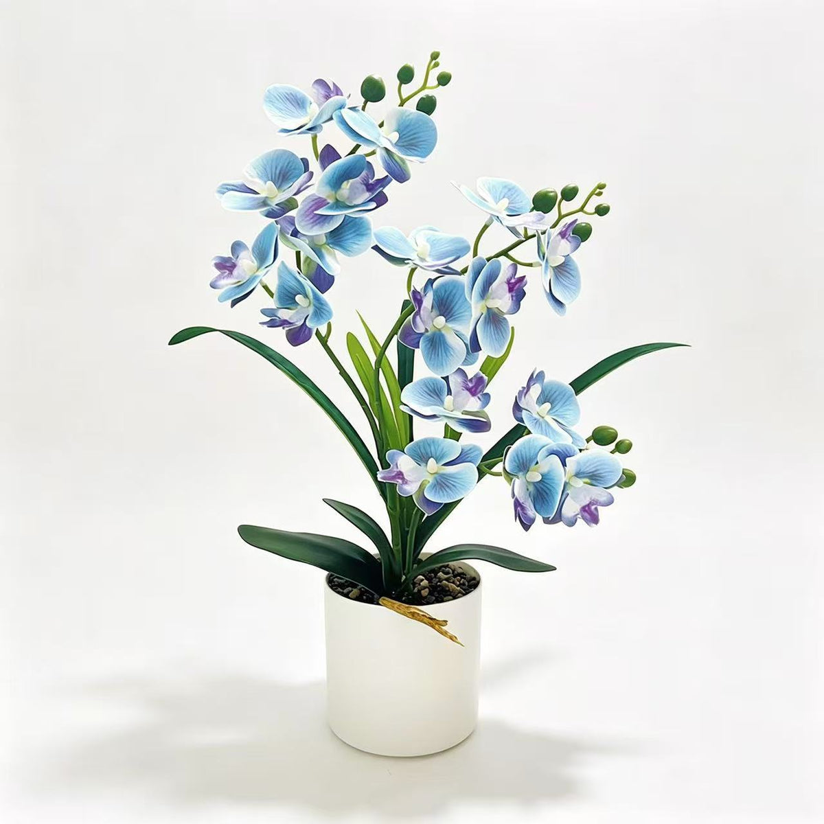 Lebensechte Künstliche Orchideen Pflanze Arrangement für Dekorative Dekoration