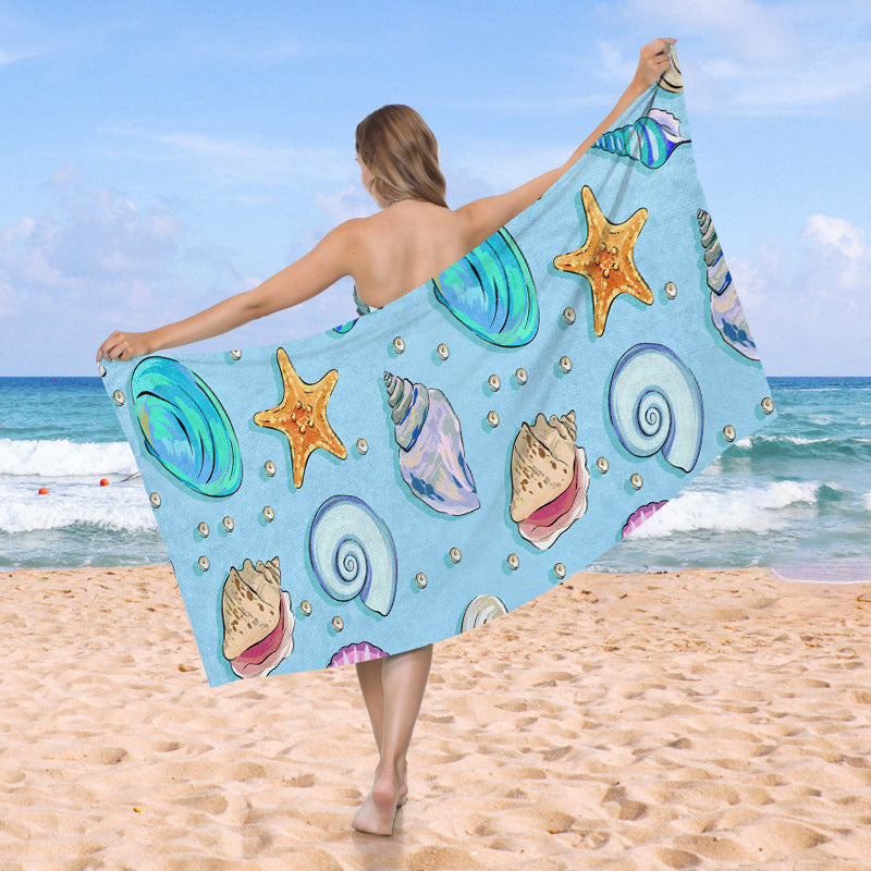 Strandtuch mit kreativem Schildkröten-Motiv Brehn