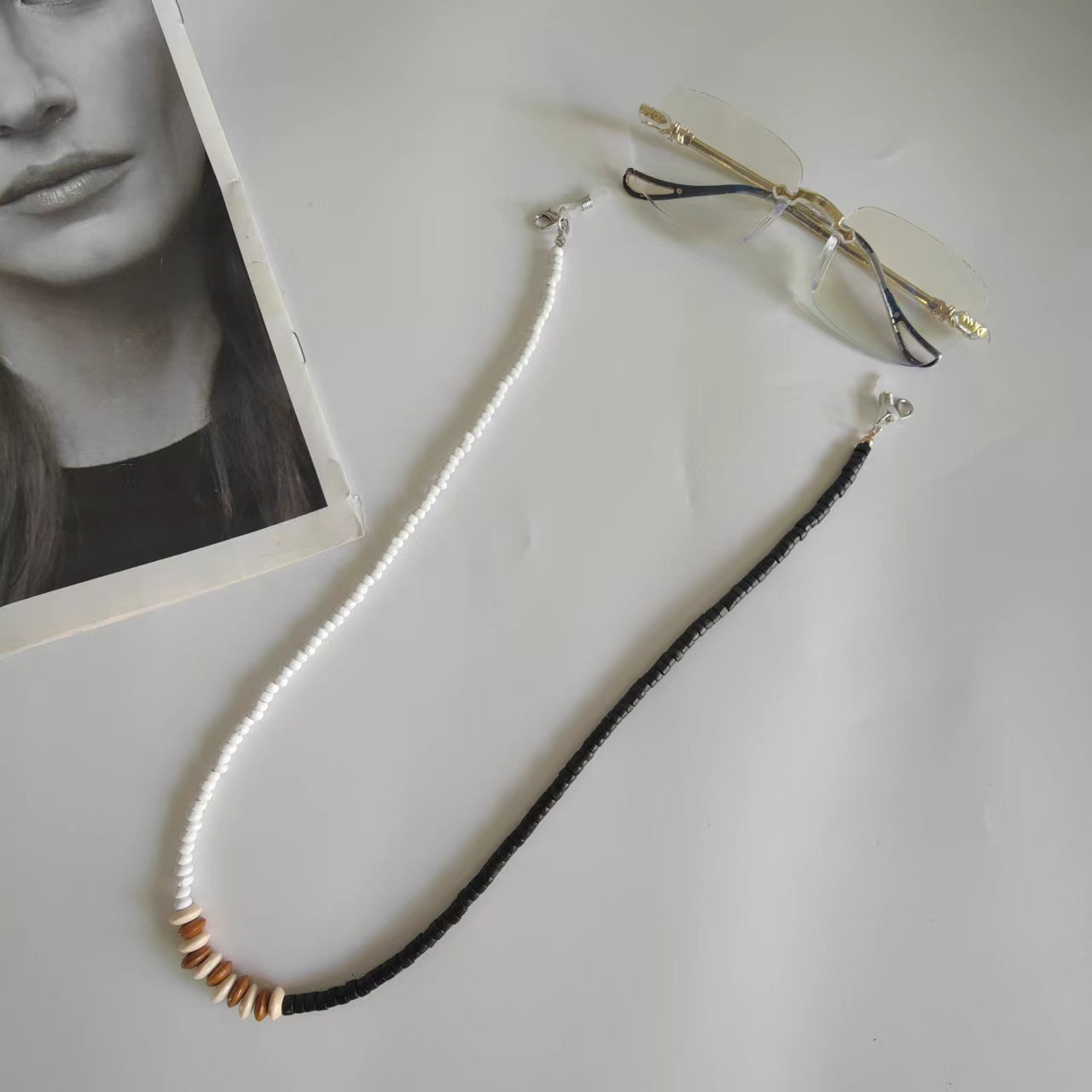 Brillenhalter-Kette Aus Hochwertigen Perlen Brehn