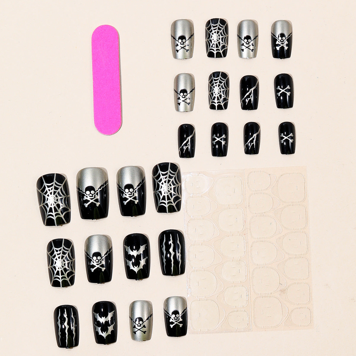 Gothic-Themen Acryl Nagelkunst Verlängerungen Brehn