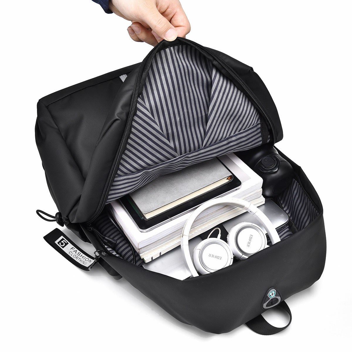 Funktioneller Rucksack mit Ergonomischem Design und Reißverschlussfächern Brehn