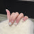 Florales Design Press-On Nagelkunstset Brehn