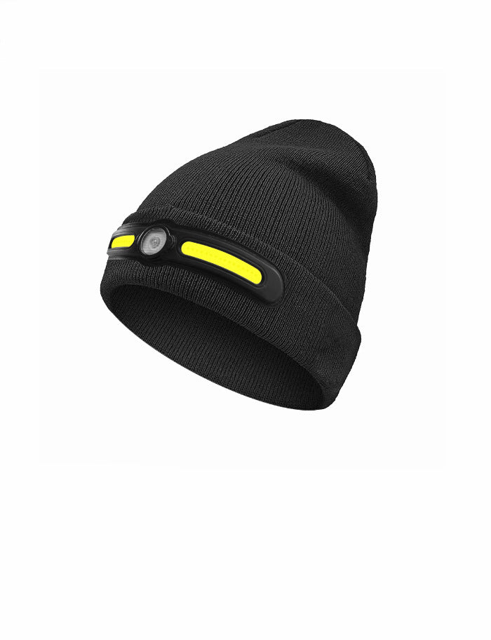 LED Beanie-Mütze mit wiederaufladbarem Licht Brehn