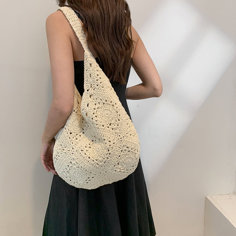 Handgeknüpfte Makramee-Umhängetasche Brehn