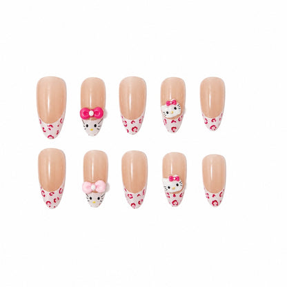 Charakter-verzierte Press-On-Nagelset Brehn