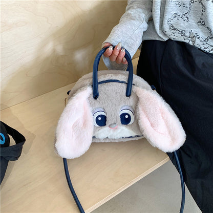 Plüsch-Tiergesicht-Handtasche
