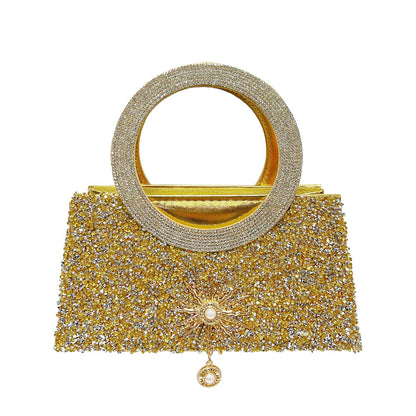 Funkelnde Statement Abendhandtasche