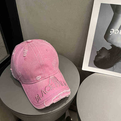 Damen Destroyed Denim Baseball Cap Brehn 1784188369