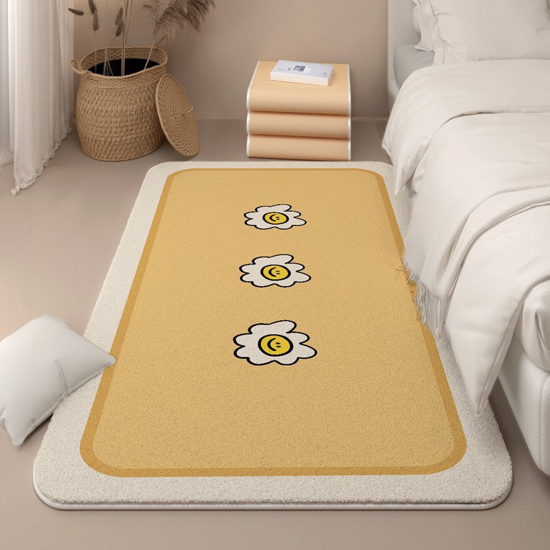 Niedlicher blumenmuster Teppich aus Memory Foam Brehn