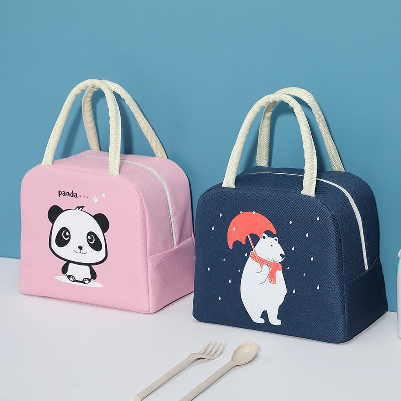 Verspielte isolierte Lunch-Tasche Brehn