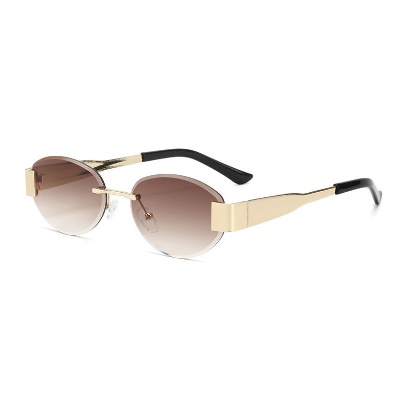 Damen glamouröse Sonnenbrille mit klarem, elegantem Rahmen und schützendem UV-Filter Brehn