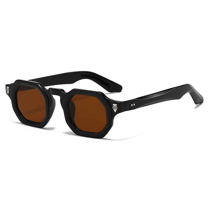 Moderne achteckige Rahmen Sonnenbrille Brehn