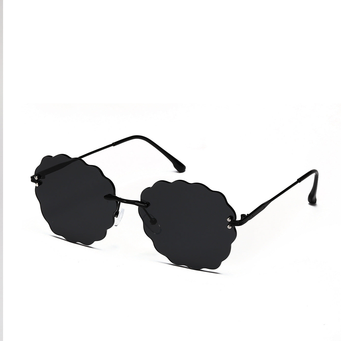 Damen modische Sonnenbrille im einzigartigen Blumenrahmen Brehn